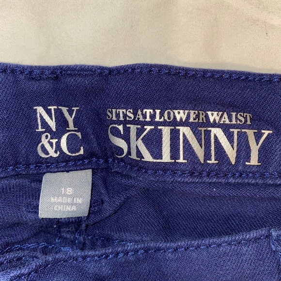 Indigo Blue Skinny Jeans - Picture 2 of 2